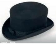 Top hats are not permitted at any level