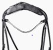 Bridles with anatomical/padded headpiece